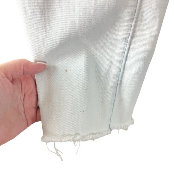 Driftwood‎ Womens 27x25 Candace Cropped Raw Hem Denim Jeans Dip Dye Ombre - Picture 3 of 7